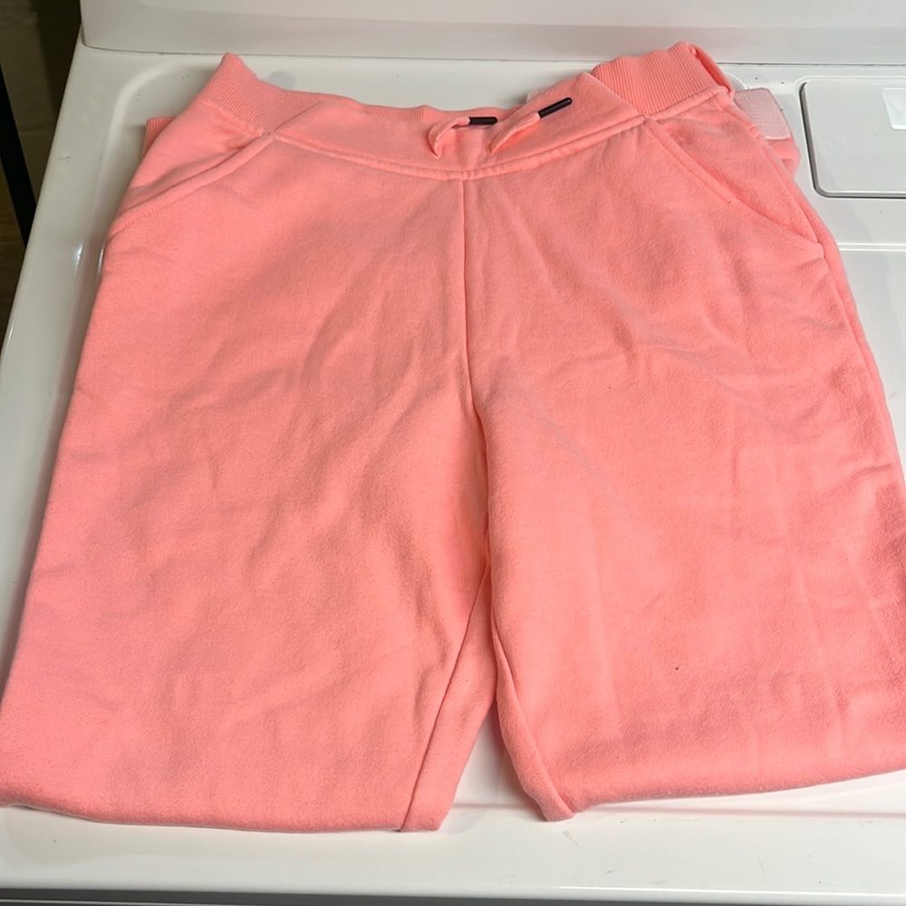 Tek Gear Pink Girls Adaptive Sweatpants- L (10/12)